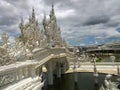 Architecture. Wat Rong Khun Thai: Ã Â¸Â§Ã Â¸Â±Ã Â¸âÃ Â¸Â£Ã Â¹ËÃ Â¸Â­Ã Â¸â¡Ã Â¸âÃ Â¸Â¸Ã Â¹ËÃ Â¸â¢, White Temple in Chiang Rai Province, Thailand